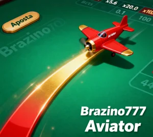 Brazino777 Aviator avião decolando